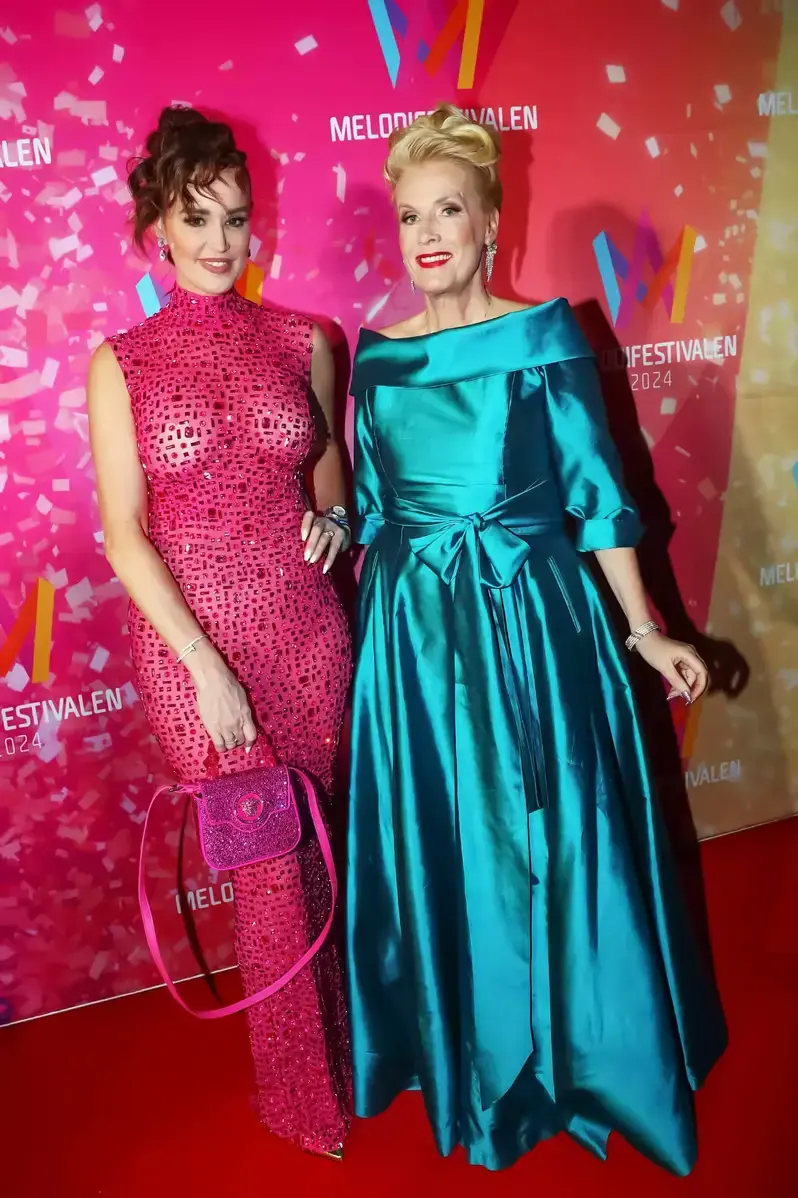 Gunilla Persson frisyr Melodifestivalen