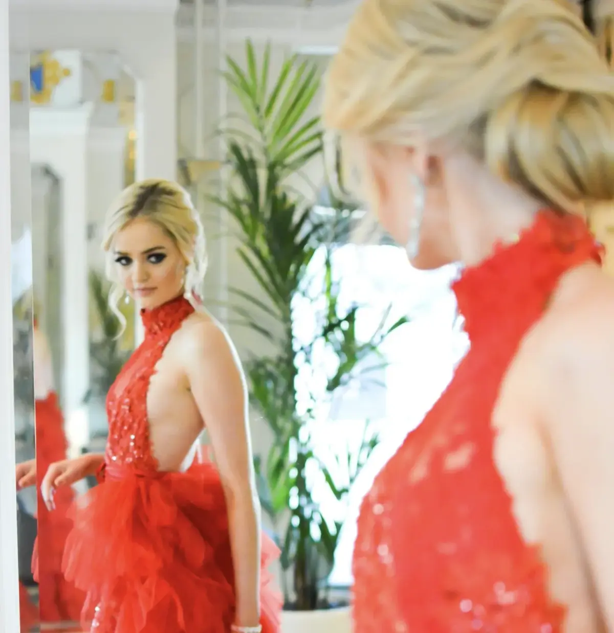 Styling redo för fest Stockholm hos Bebas Hair & Beauty