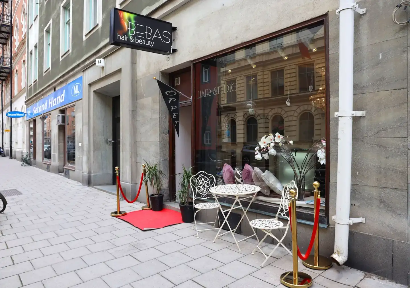 Bebas Hair & Beauty — styling Östermalm Stockholm